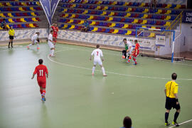 Partido Rusia contra Bielorrusia. 14º Campeonato del Mundo Universitario de Fútbol Sala 2014 (FUTSAL). Antequera. Julio de 2014