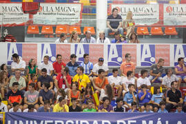 Asistentes al partido España contra República Checa. 14º Campeonato del Mundo Universitario de Fútbol Sala 2014 (FUTSAL). Antequera. Julio de 2014
