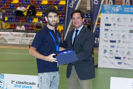 Premio al Juego Limpio para Israel en masculino. Acto de clausura y entrega de medallas. 14º Campeonato del Mundo Universitario de Fútbol Sala 2014 (FUTSAL). Antequera. Julio de 2014