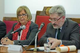 Nombramiento de D. Antonio Ávila como Alumno de Honor de la Facultad de Ciencias Económicas y Empresariales de la Universidad de Málaga. Facultad de Ciencias Económicas y Empresariales. Noviembre de 2011