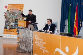 Congreso de deporte del 5º Congreso Internacional de actividad físico-deportiva para mayores de la Universidad de Málaga en la E.T.S.I. Marzo de 2013