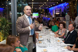 Cena Homenaje a profesores y PAS jubilados de la Facultad de Económicas. Restaurante El Palmeral. Septiembre de 2015