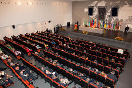 Apertura del Curso Académico 2013/2014 de la Universidad de Málaga. Complejo de Estudios Sociales y Comercio. Octubre de 2013