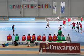 Partido Portugal - Egipto. Categoría masculina. Campeonato del Mundo Universitario de Balonmano. Antequera. Junio de 2016