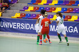 Partido Portugal contra Rusia. 14º Campeonato del Mundo Universitario de Fútbol Sala 2014 (FUTSAL). Antequera. Julio de 2014
