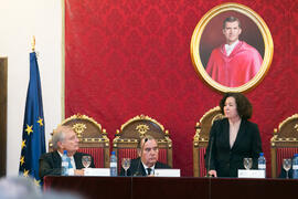Intervención de Pilar Aranda. Homenaje a Matías Cortés. Facultad de Derecho de la Universidad de Granada. Mayo de 2018
