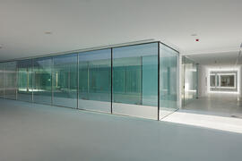 Interiores de la nueva Facultad de Psicología. Campus de Teatinos. Mayo de 2021
