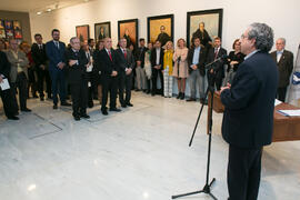 José Ángel Narváez en la toma de Posesión de los directores de Secretariado y nuevos cargos de la Universidad de Málaga. Edificio del Rectorado.  Marzo de 2016