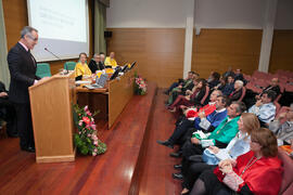 Miguel Porras Fernández en la investidura como Doctor "Honoris Causa" de Edmund Neugebauer por la Facultad de Medicina de la Universidad de Málaga. Edificio del Rectorado. Noviembre de 2016