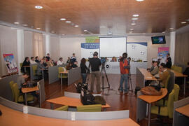 Inauguración del 3º Congreso de Actividad Físico Deportiva para Mayores de la Universidad de Málaga. Rectorado. Febrero de 2009