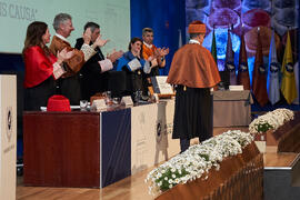 Investidura de Bernardo Quintero como Doctor "Honoris Causa" por la Universidad de Málaga. Paraninfo. Marzo de 2025