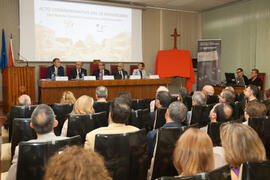 Acto conmemoración del 50 Aniversario de la Facultad de Económicas. Facultad de Ciencias Económicas y Empresariales. Octubre de 2015