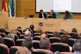 Conferencia de Miguel Ríos "La música como testimonio de la Transición" del ciclo "Historia, documentos y sociedad". Edificio del Rectorado. Abril de 2019