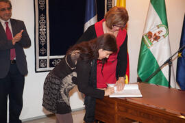 Toma de posesión del personal docente e investigador de la Universidad de Málaga. Rectorado. Noviembre de 2012
