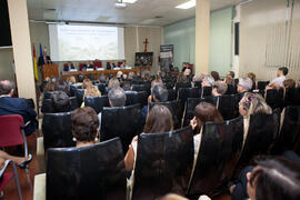 José Ángel Narváez en el acto conmemorativo del 50 Aniversario de la Facultad de Económicas. Facultad de Ciencias Económicas y Empresariales. Octubre de 2015