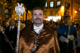 Víctor Fernando Muñoz Martínez. Estación de Penitencia de la Hermandad de los Estudiantes. Málaga. Abril de 2019