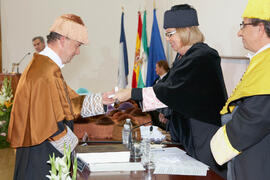 Investidura de nuevos doctores por la Universidad de Málaga. Paraninfo. Febrero de 2012