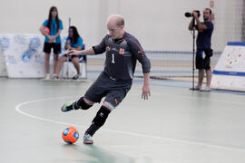 Partido Eslovaquia contra República Checa. 14º Campeonato del Mundo Universitario de Fútbol Sala 2014 (FUTSAL). Antequera. Julio de 2014