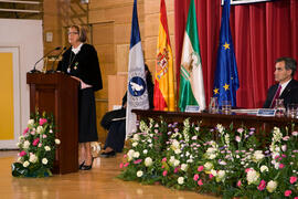 Apertura del Curso Académico 2009/2010 de la Universidad de Málaga. Facultad de Derecho. Octubre de 2009
