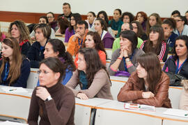 Congreso de deporte del 5º Congreso Internacional de actividad físico-deportiva para mayores de la Universidad de Málaga en la E.T.S.I . Marzo de 2013