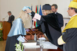 Investidura de nuevos doctores por la Universidad de Málaga. Paraninfo. Febrero de 2012