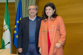 Toma de Posesión de Beatriz Barros Blanco como nueva catedrática del Departamento de Lenguajes y Ciencias de la Computación de la Universidad de Málaga. Edificio del Rectorado. Febrero de 2018