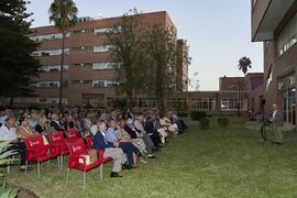 Intervención de José Rodríguez Rodríguez. Homenaje al personal jubilado de la Facultad de Ciencias Económicas y Empresariales. Campus de El Ejido. Septiembre de 2022