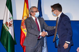 Toma de posesión de Ramiro Rafael Ruiz Rosas como nuevo profesor titular del Área de Ingeniería Química de la Universidad de Málaga. Paraninfo. Diciembre de 2021