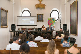 Conferencia de Pilar Corrales. Curso "Arqueología subacuática y turismo: una ventana azul al pasado". Cursos de Verano de la Universidad de Málaga. Málaga. Julio de 2018