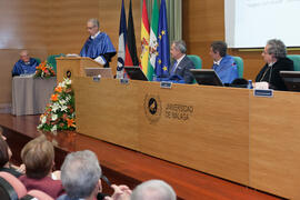 Investidura como Doctor "Honoris Causa" de Hans-Dieter Wienberg por la Facultad de Ciencias de la Universidad de Málaga. Rectorado. Mayo de 2016