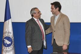 Toma de posesión de Alberto Gabriel Salguero Hidalgo como profesor titular del Área de Química Inorgánica de la Universidad de Málaga. Toma de posesión de nuevos catedráticos y profesores titulares de la Universidad de Málaga. Paraninfo. Noviembre de 2023