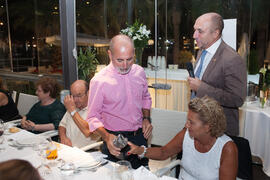 Cena Homenaje a profesores y PAS jubilados de la Facultad de Económicas. Restaurante El Palmeral. Septiembre de 2015