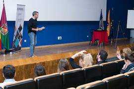 Conferencia de Joan Plaza ‘Patologías del liderazgo’. Seminario "Emprende 21. Territorio y Emprendimiento". Paraninfo. Noviembre de 2018