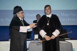 Toma de posesión del Rector de la Universidad de Málaga. Paraninfo. Marzo de 2024