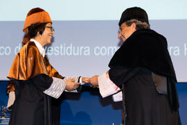 Investidura de Kazuyo Sejima como Doctora "Honoris Causa" por la Escuela de Arquitectura de la Universidad de Málaga. Paraninfo. Octubre de 2019