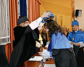 Investidura de nuevos doctores por la Universidad de Málaga. Paraninfo. Abril de 2008