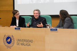 Conferencia de Miguel Ríos "La música como testimonio de la Transición" del ciclo "Historia, documentos y sociedad". Edificio del Rectorado. Abril de 2019
