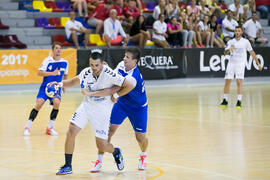 Partido Universidad de Suceava - Universidad de Duisburg-Essen. Categoría masculina. Campeonato Europeo Universitario de Balonmano. Antequera. Julio de 2017