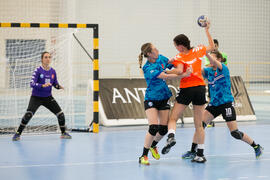 Partido Universidad de Aksaray - Universidad Radboud de Nijmegen. Categoría femenina. Campeonato Europeo Universitario de Balonmano. Antequera. Julio de 2017