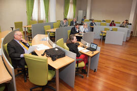 Segunda sesión del X Pleno del Consejo Universitario Iberoamericano (CUIB) en la Universidad de Málaga. Rectorado. Marzo de 2012