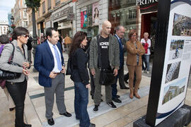 Inauguración de la exposición "UMA 40 años compartiendo futuro" en Calle Larios. Octubre de 2012