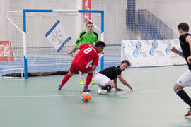 Partido Irán contra Alemania. 14º Campeonato del Mundo Universitario de Fútbol Sala 2014 (FUTSAL). Antequera. Julio de 2014