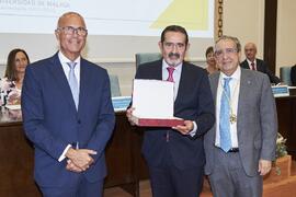 Reconocimiento a personal jubilado. Celebración del 50 Aniversario de la Facultad de Medicina de la Universidad de Málaga. Facultad de Medicina. Octubre de 2022