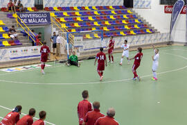 Partido Irán contra Bielorrusia. 14º Campeonato del Mundo Universitario de Fútbol Sala 2014 (FUTSAL). Antequera. Julio de 2014