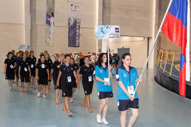 Ceremonia de apertura del IX Campeonato de Europa Universitario de Fútbol Sala. Antequera. Julio de 2013