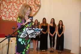 María Chantal Pérez Hernández. Cena de gala con motivo del Campeonato del Mundo Universitario de Balonmano. Antequera. Junio de 2016