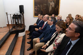Asistentes al acto del 230º Aniversario de la Sociedad Económica Amigos del País. Plaza de la Constitución. Septiembre de 2019