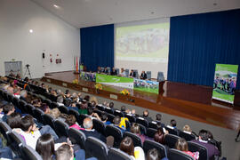 Acto inaugural del 6º Congreso Internacional de Actividad Física Deportiva para Mayores. Escuela Técnica Superior de Ingeniería de Telecomunicaciones y de Informática. Marzo de 2015