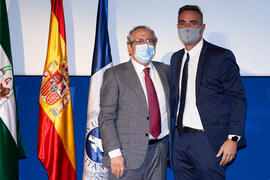 Toma de posesión de Javier Calle Martín como nuevo catedrático del Área de Filología Inglesa de la Universidad de Málaga. Paraninfo. Diciembre de 2021
