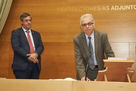 Toma de posesión de Joaquín Canca Cuenca como nuevo Director de Tecnologías de la Información y Estrategia Digital de la Universidad de Málaga. Edificio del Rectorado. Abril de 2024